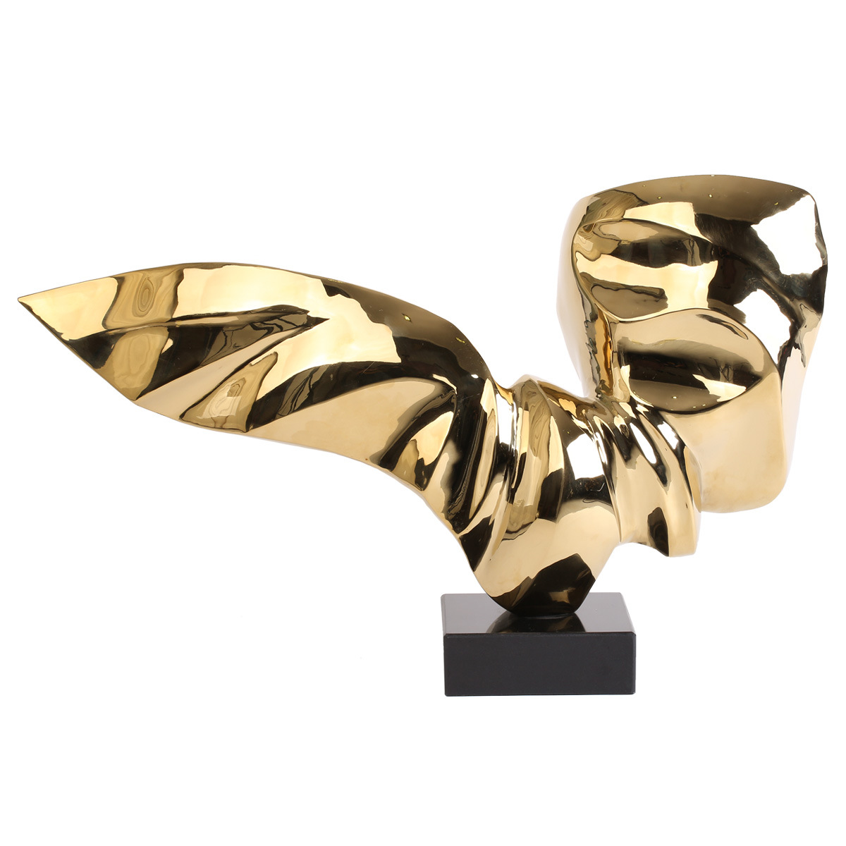 zorg卓格铁艺b1402a号艺术品《进福》,金属工艺品摆件不锈钢雕塑