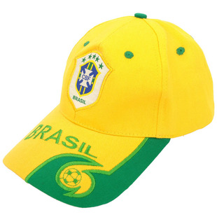 2014巴西世界杯球迷帽 巴西队帽子 巴西队太阳帽 巴西队鸭舌帽子