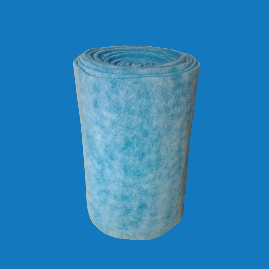 进风口初效过滤棉 蓝白棉 一面喷胶 可清洗