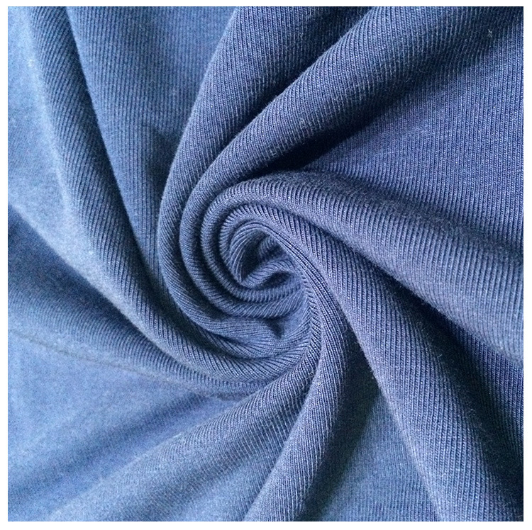 21scvc单面汗布涤棉针织布t恤制服布料校服面料