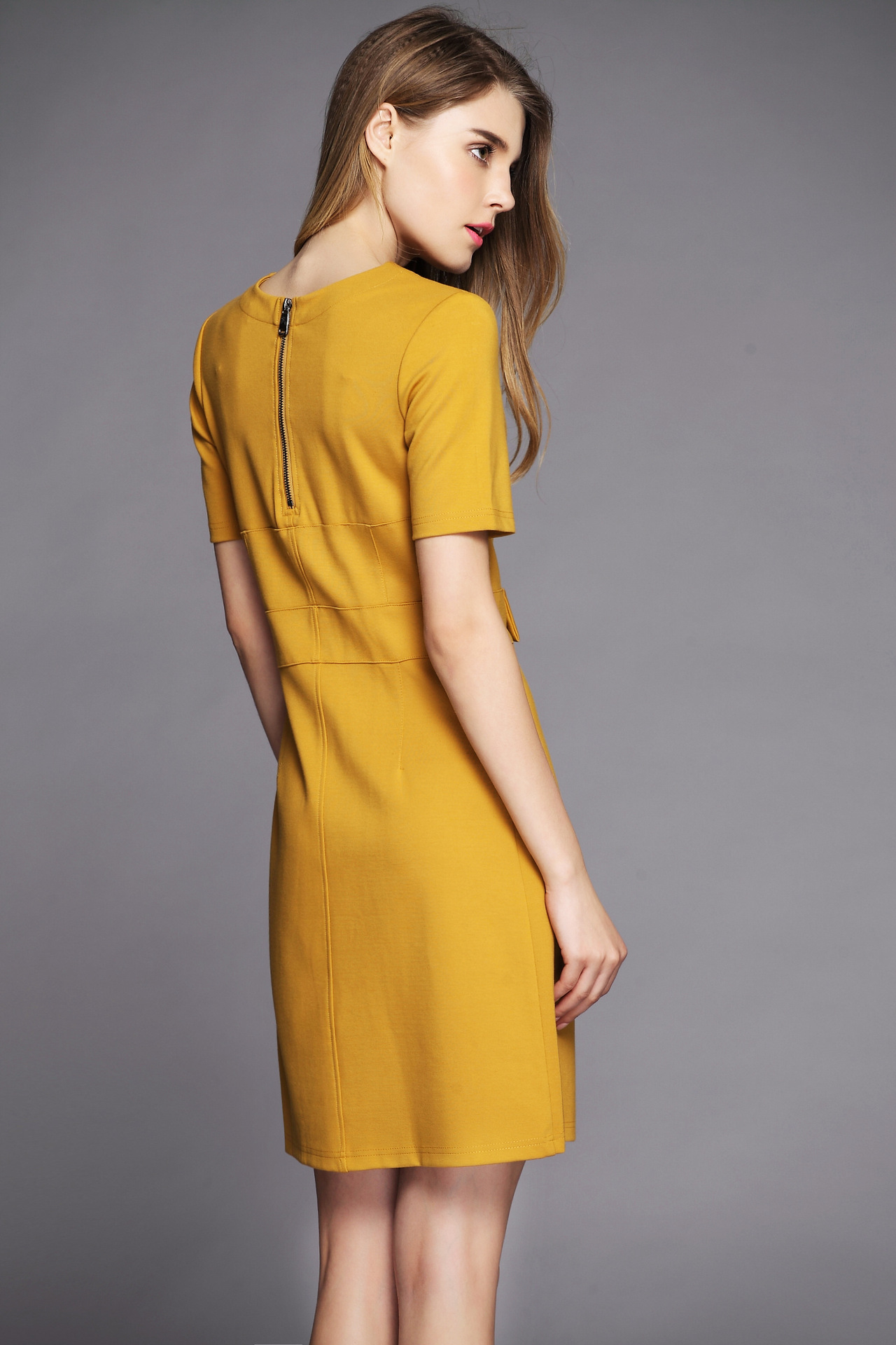 欧美高端品牌服装 厂家直批 2014新款连衣裙 夏季短袖女裙