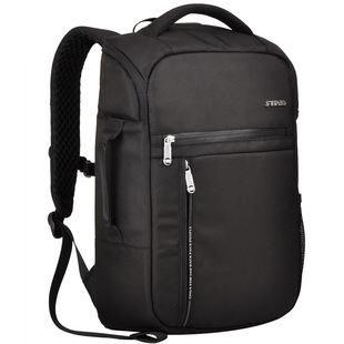 2015防盗背包拉链商务电脑包旅游双肩包男士黑色 中学生双肩书包