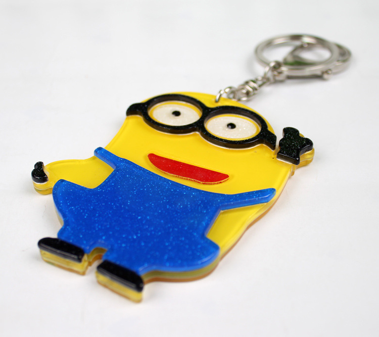 超热卖 小黄人亚克力挂件 苹果手机diy美容卡通配件挂件