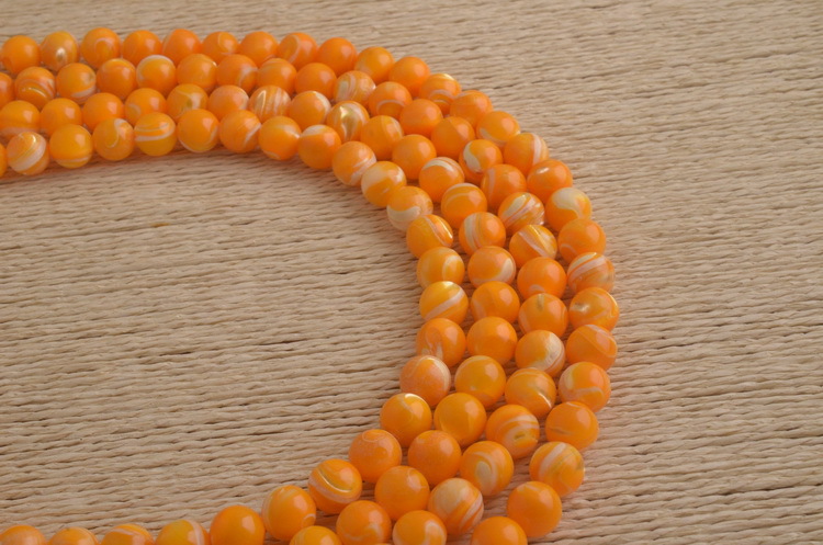 天然金丝贝散珠批发 6-14mm黄金砗磲半成品 高档diy饰品配件工