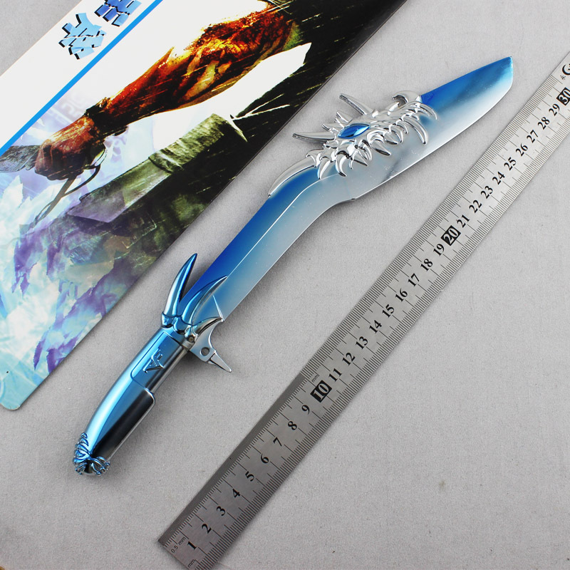 cf武器 30厘米冰龙尼泊尔 不可开刃穿线兵器模型周边