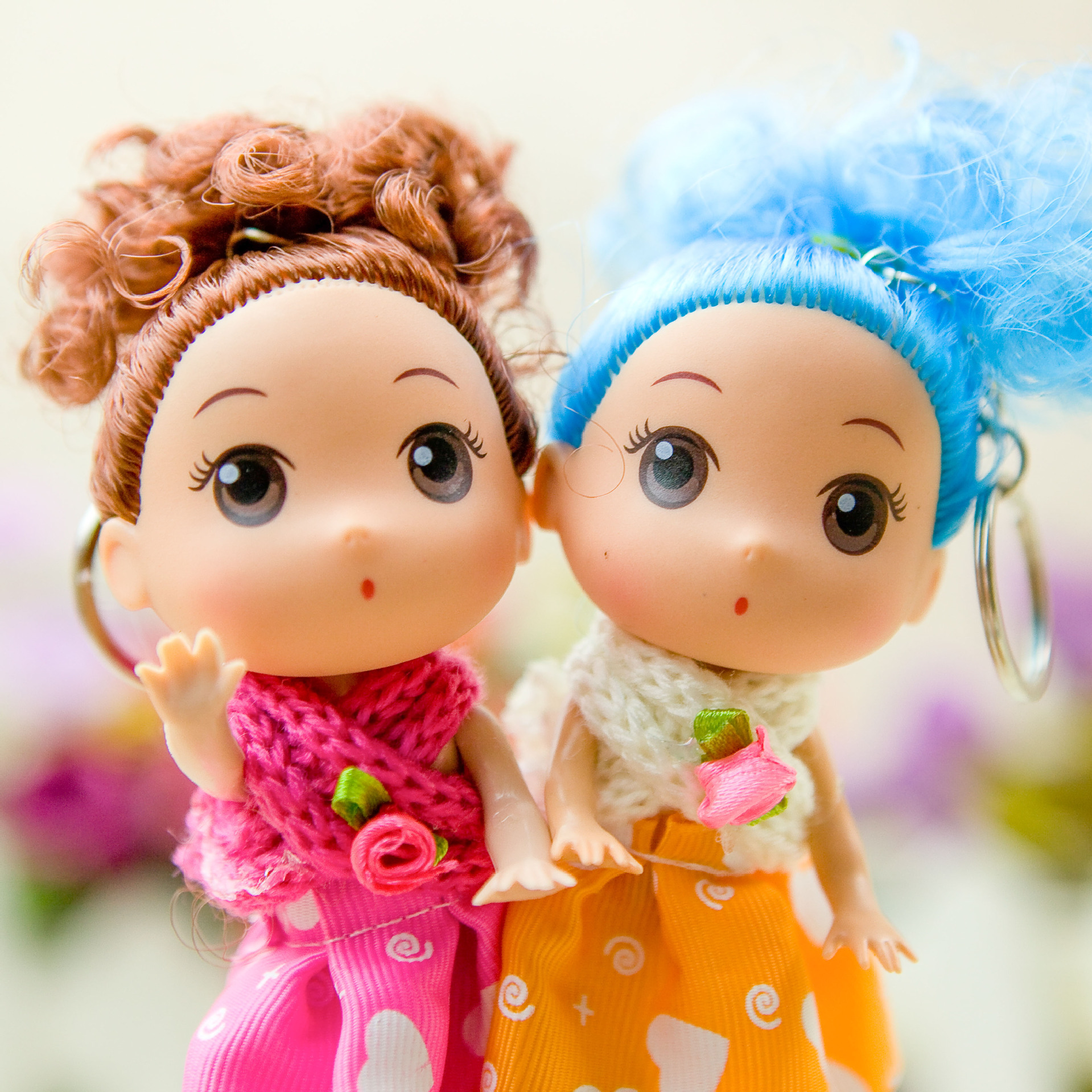 批发高档硬头迷糊娃娃婚庆喜糖盒子配件儿童玩具节日礼物