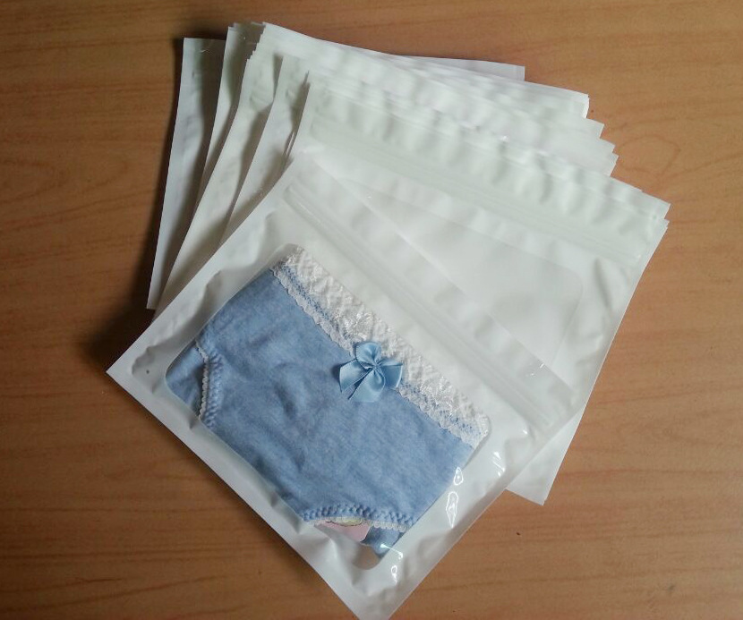 5 空白无logo百搭透明塑料女士外贸内裤专用包装袋