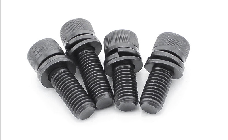 9级高强度杯头 内六角三组合螺丝钉 合金钢 m3m4m5m6m8m10m12