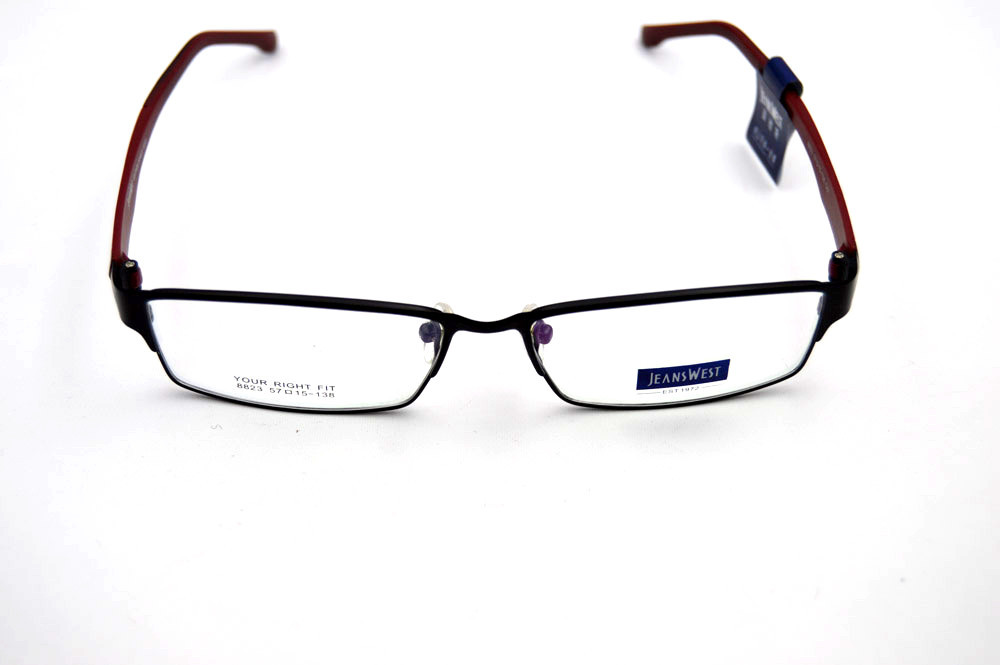 真维斯 眼镜框 全框男款 简约商务 眼镜框 金属 rt镜腿图片_9