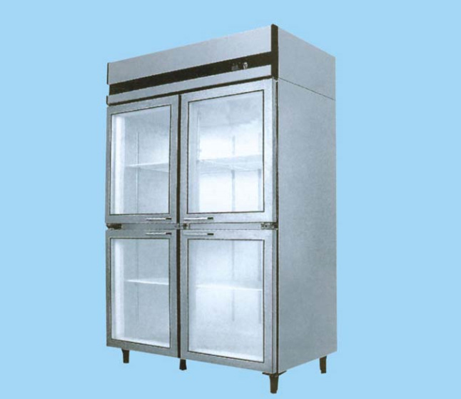 雪凌冰柜商用冷橱 保鲜柜 蔬菜水果鲜肉 四门陈列柜