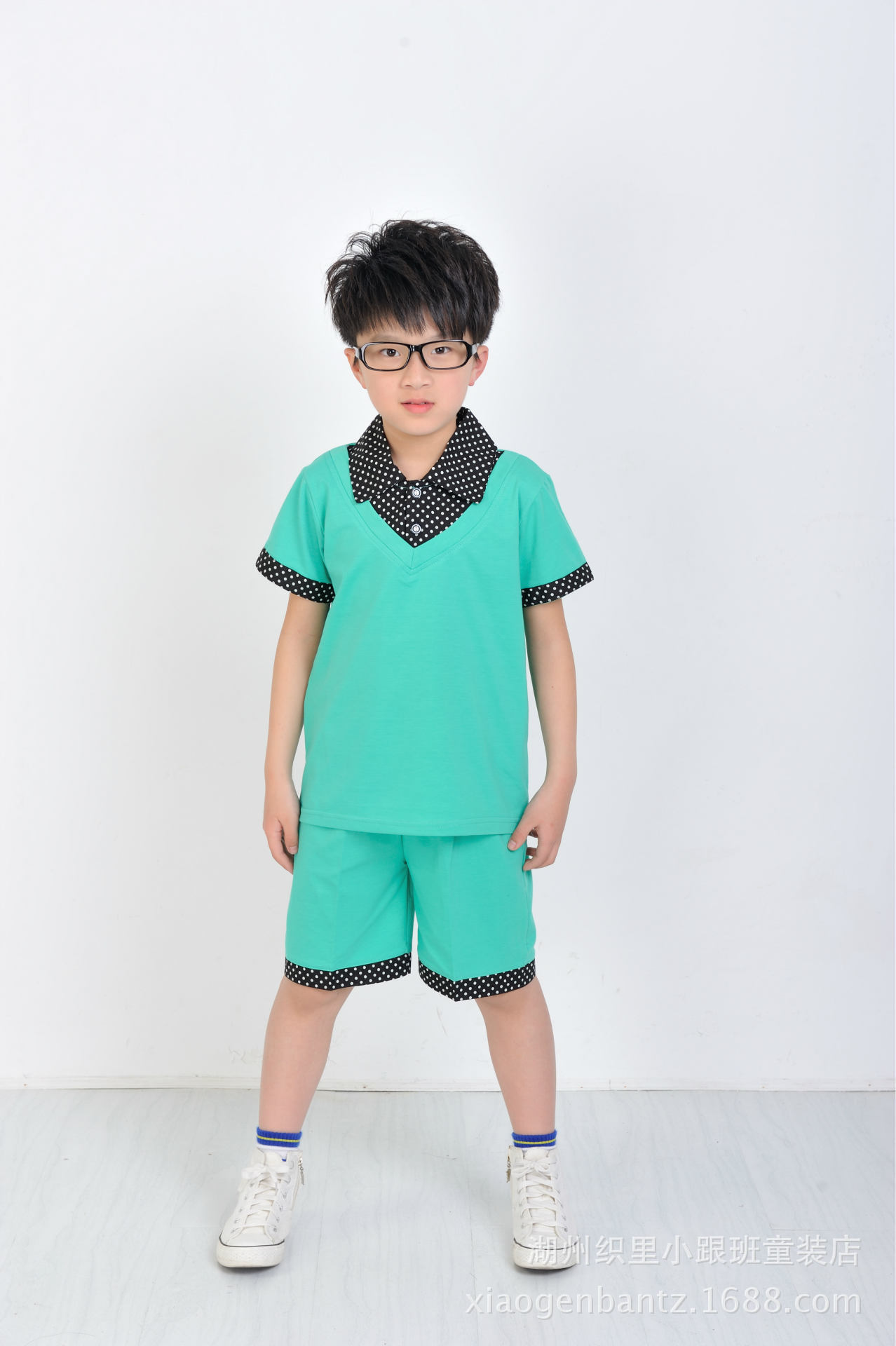 校园园服小学校服男童夏季2014新款儿童学生运动休闲团体套装