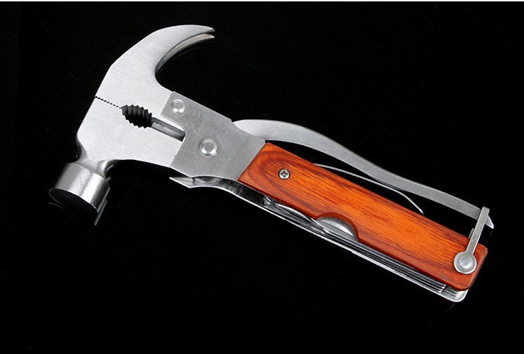 多功能汽车安全锤十六合一羊角锤户外应急逃生锤破窗器汽车用品