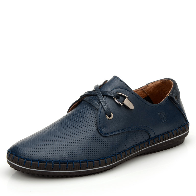 新款男鞋批发真皮男士头层牛皮皮鞋舒适潵汗男款日常休闲鞋子