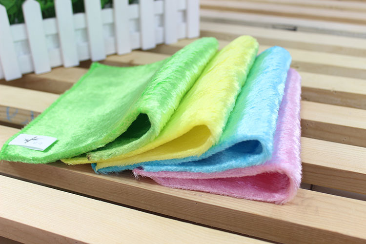 批发木纤维不沾油洗碗巾抹布,神奇洗碗布双层吸水不掉毛19*24