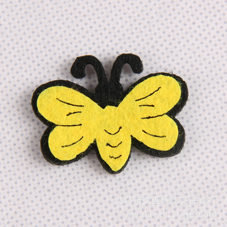 厂家生产 dw-1无纺布昆虫类挂件 无纺布装饰墙贴