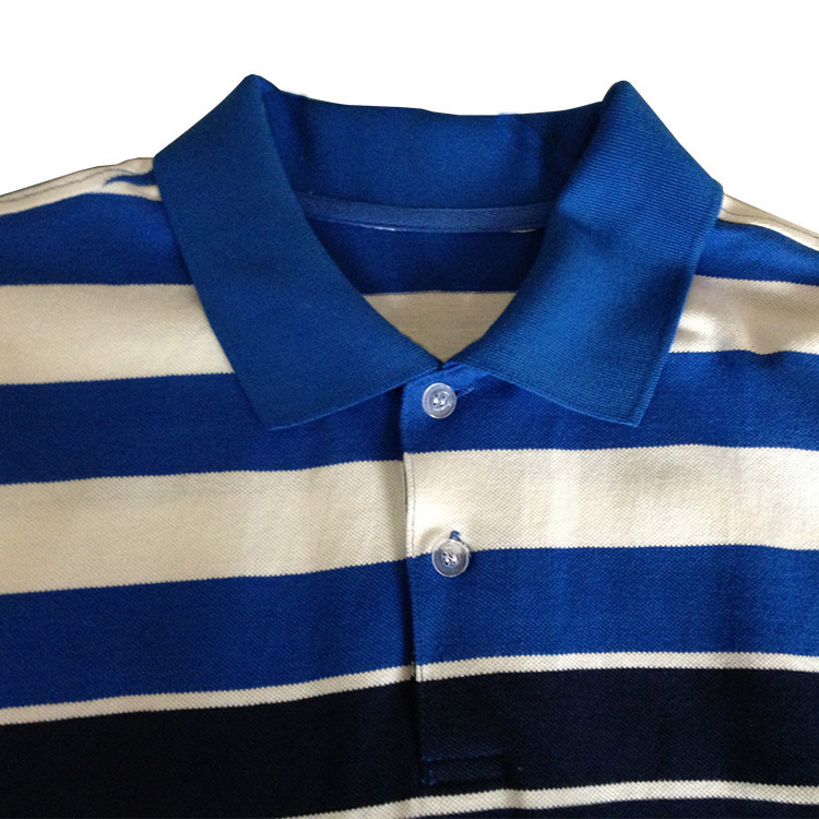 淘工厂-贴牌加工 纯棉生产加工条纹短袖广告衫polo衫涤棉定制