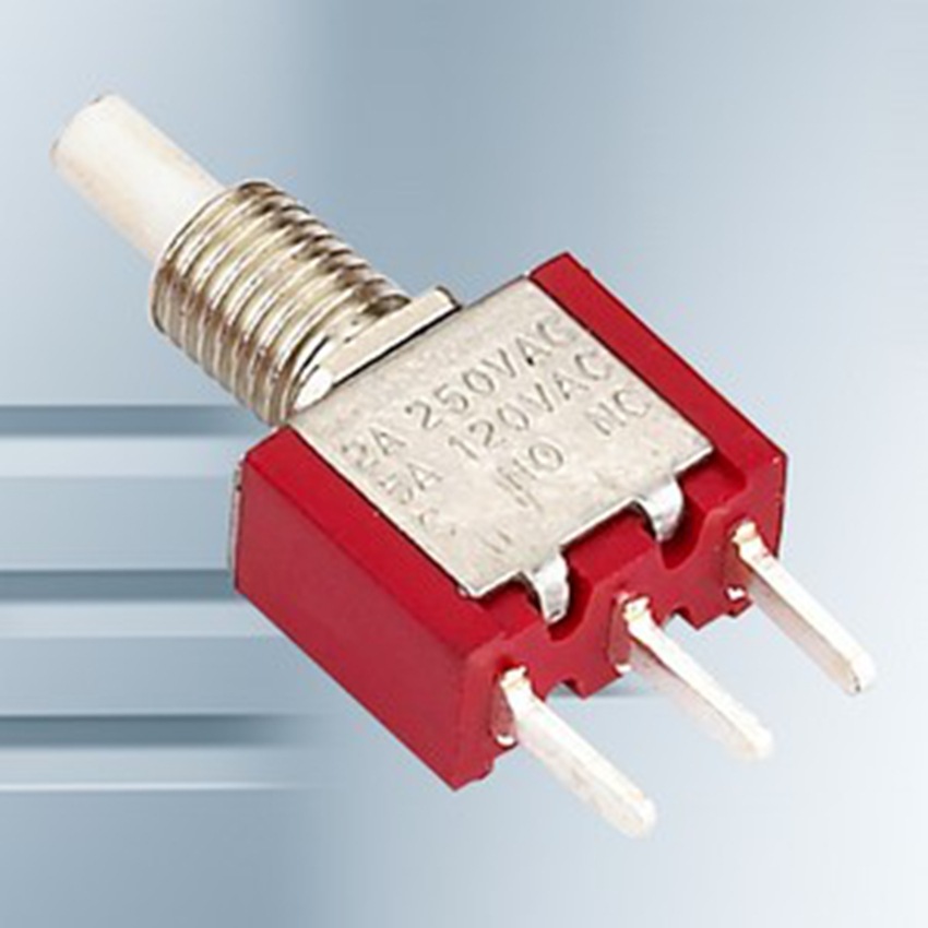 cnleda 乐达电子 ps8-11m2 6mm 直脚 红色 按钮开关