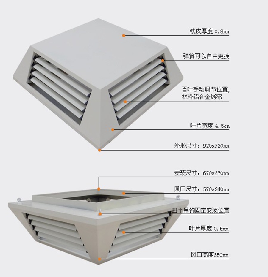 供應龍鵬環保空調風口,四面風口,蘑菇頭風口