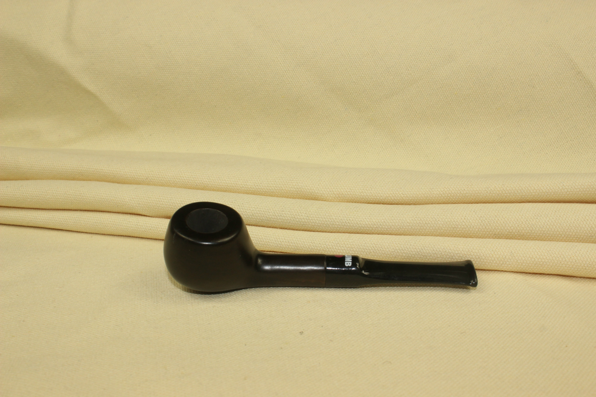 >> 黑檀木烟斗批发直式斗柄小号手工烟丝斗小红点b配3m