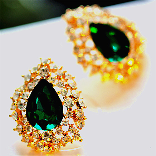 饰品,工艺品,礼品 首饰品 耳饰 其他耳饰 韩国高端精致宝石耳钉 图集