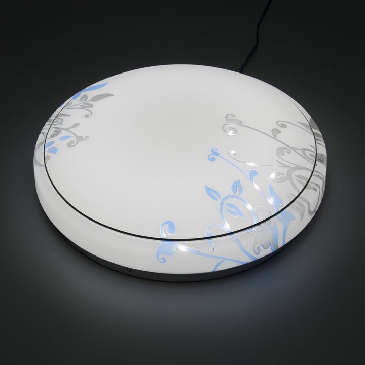 润丰 吸顶灯灯罩 水晶高边银-6165 可订做尺寸