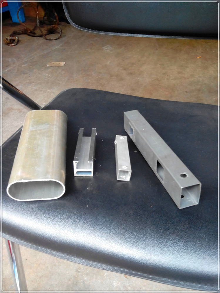 方管扁管冲孔机切45度角模具,带包边,可代加工