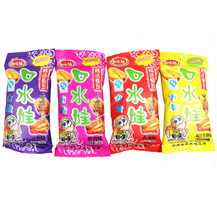 口水娃兰花豆30g/包,80包/件