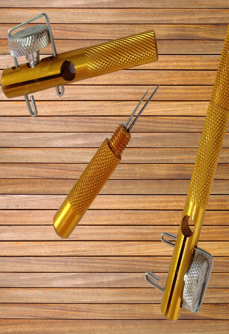 厂家批发全金属手动绑钩器 两用型 鱼钩绑钩器 子线打结器绑钩器