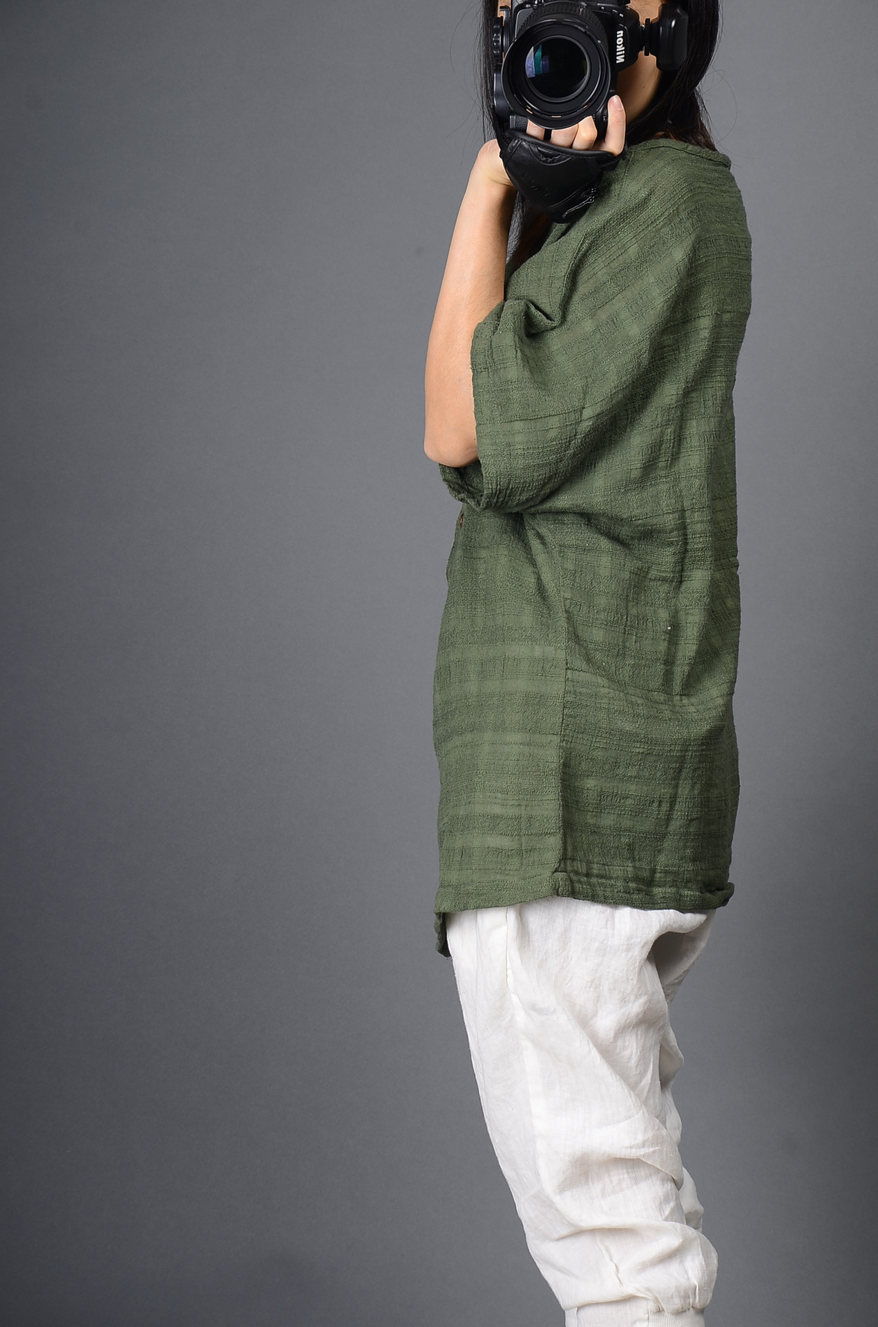 2014夏季女装新款例外天然纹理棉麻 布衣插肩设计 开衫空调衫