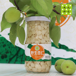 西峡县达能食品元味九朴野生杏仁罐头特产