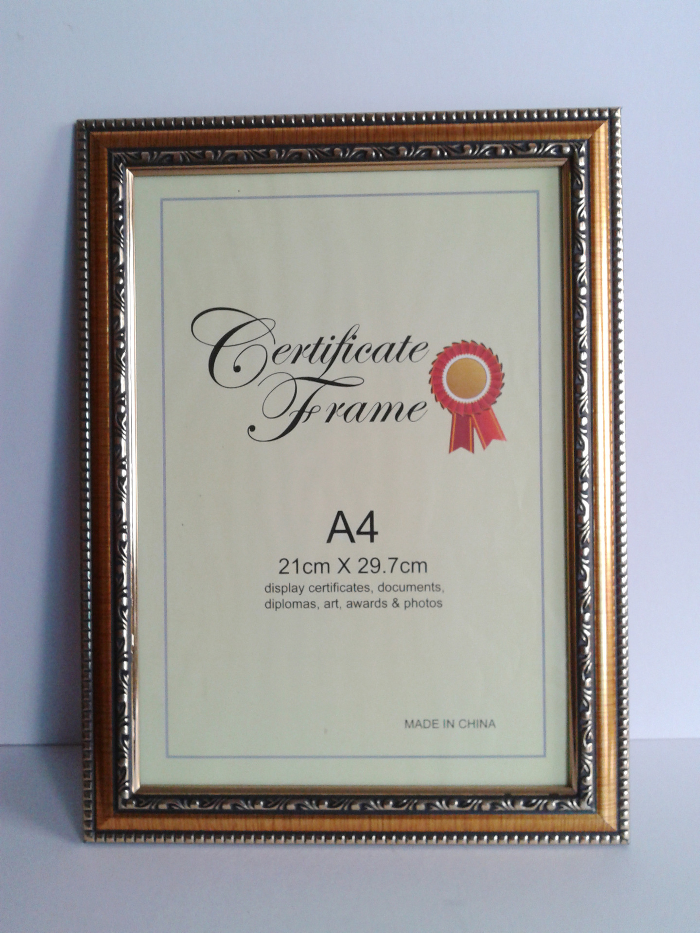 【现货供应】仿古金色相框 a4证书证件框 广告荣誉证书框 混批