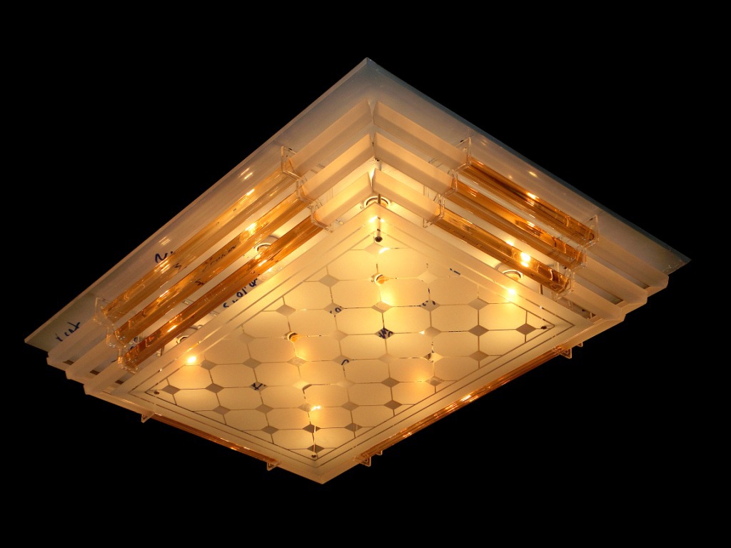 古镇平板led水晶灯现代客厅吸顶灯低压卧室灯餐厅书房吊灯88172