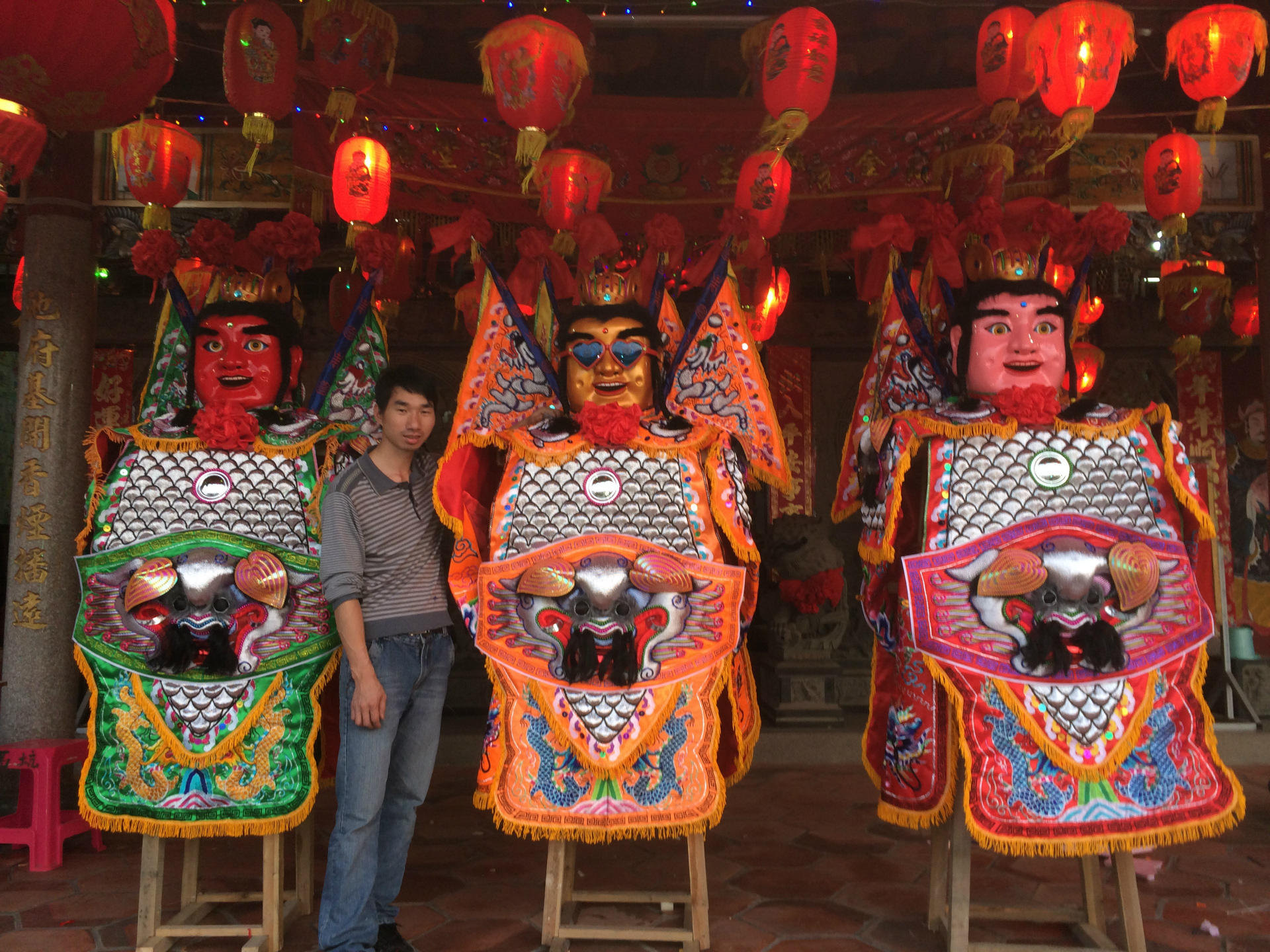 台湾平绣电音三太子 表演必备 生产厂家 可来现场观摩后在订货