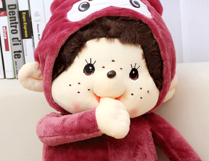 大号毛绒玩具 吃手蒙奇奇公仔蒙琪琪玩偶 玩具批发 招代理代包邮