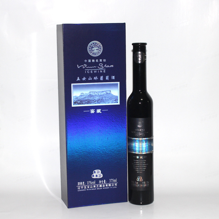 窖藏冰酒礼盒装五女山冰葡萄酒375ml东北特产