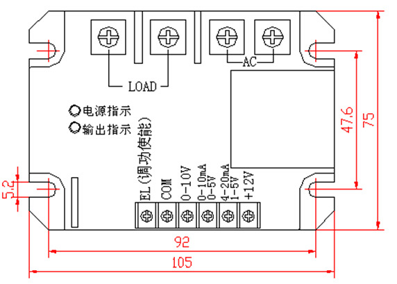 调压器怎么接线图图片