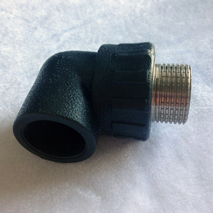 优质pe外丝弯头 规格20-63 给水管件 规格齐全厂家批发