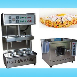 食品烘焙设备批发 甜筒披萨机烤箱 全自动蛋筒手握披萨一体机定制