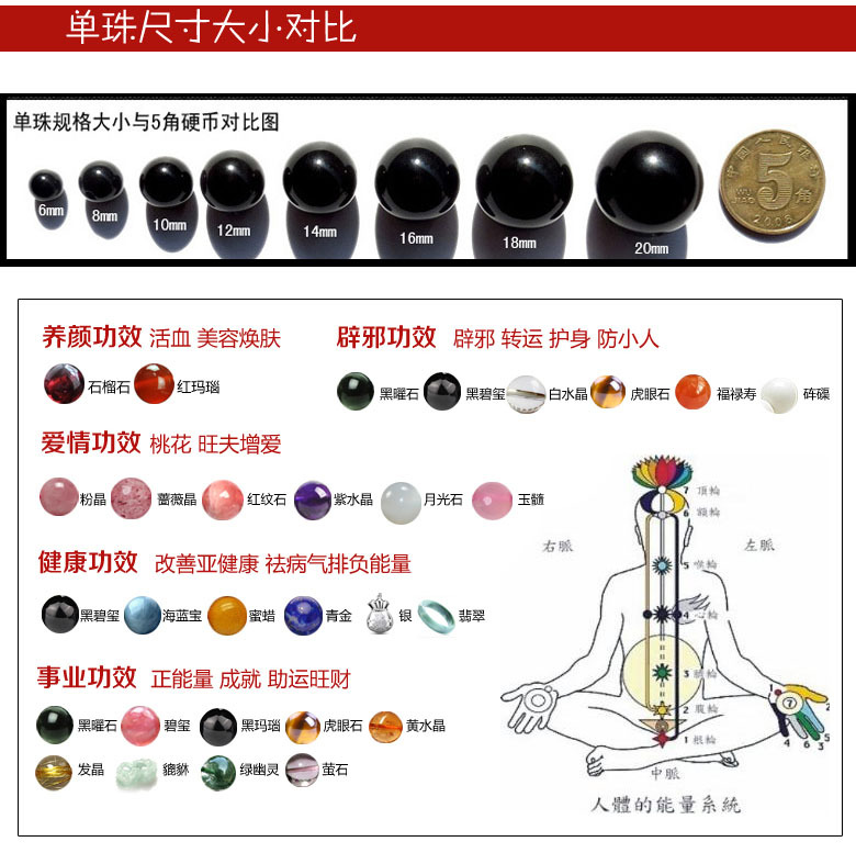 4mm珠子大小对比图片