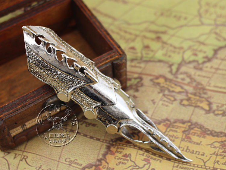 rj81摇滚舞台乐队朋克cosplay关节长尖戒指指套 吸血鬼杀马特