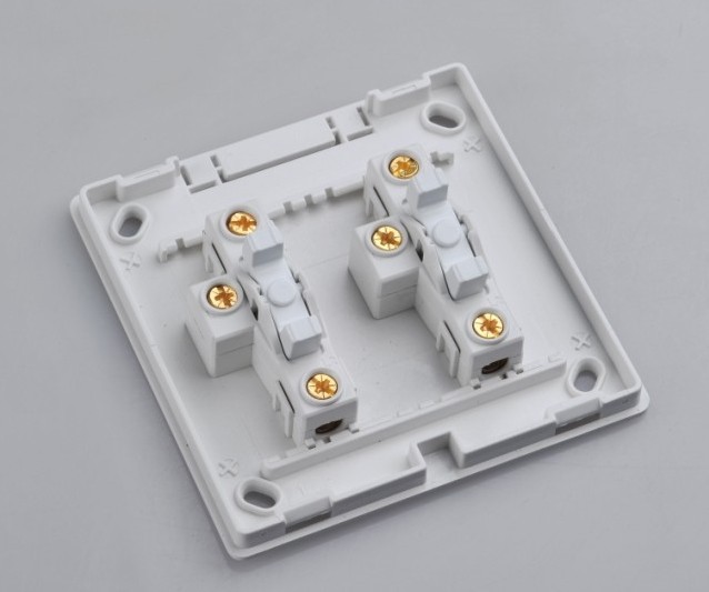 明装墙壁开关插座 明装开关系列一开单控开关面板 家装带夜光低价