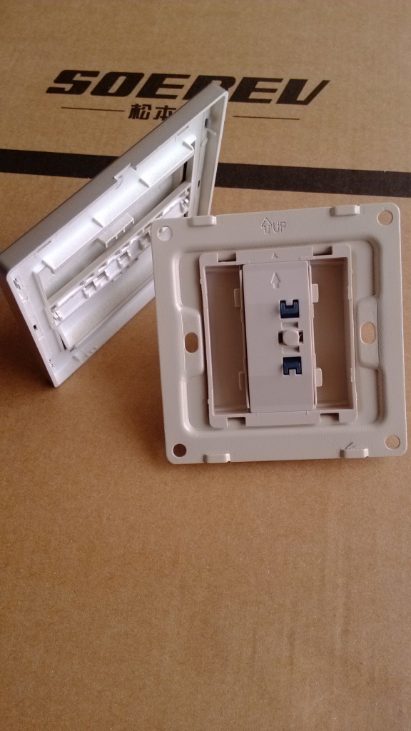 香港松本开关 暗装一开单控墙壁开关 86开关面板