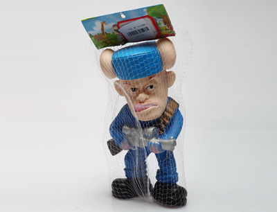 9元店加盟现货货源批发婴幼儿宝宝早教塑料玩具光头强捏捏叫