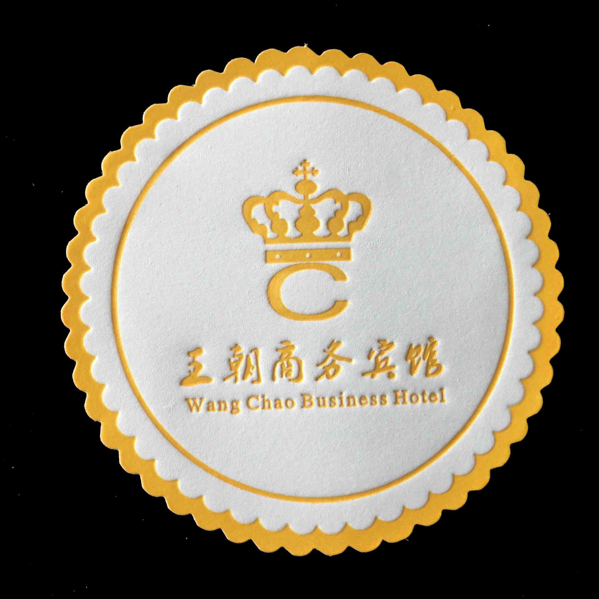 宾馆酒店客房一次性用品 一次性花边吸水杯垫杯盖 通货 整箱包邮