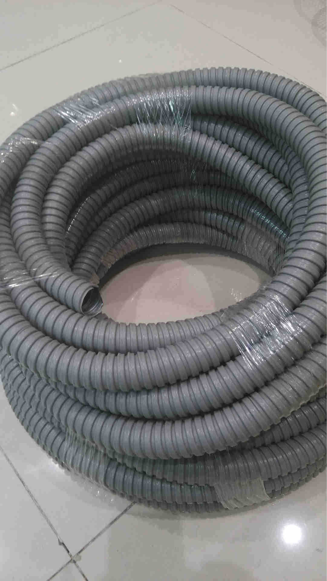 厂家销批发包塑软管 蛇皮管 金属管 护线管 套线管内径10mm灰色