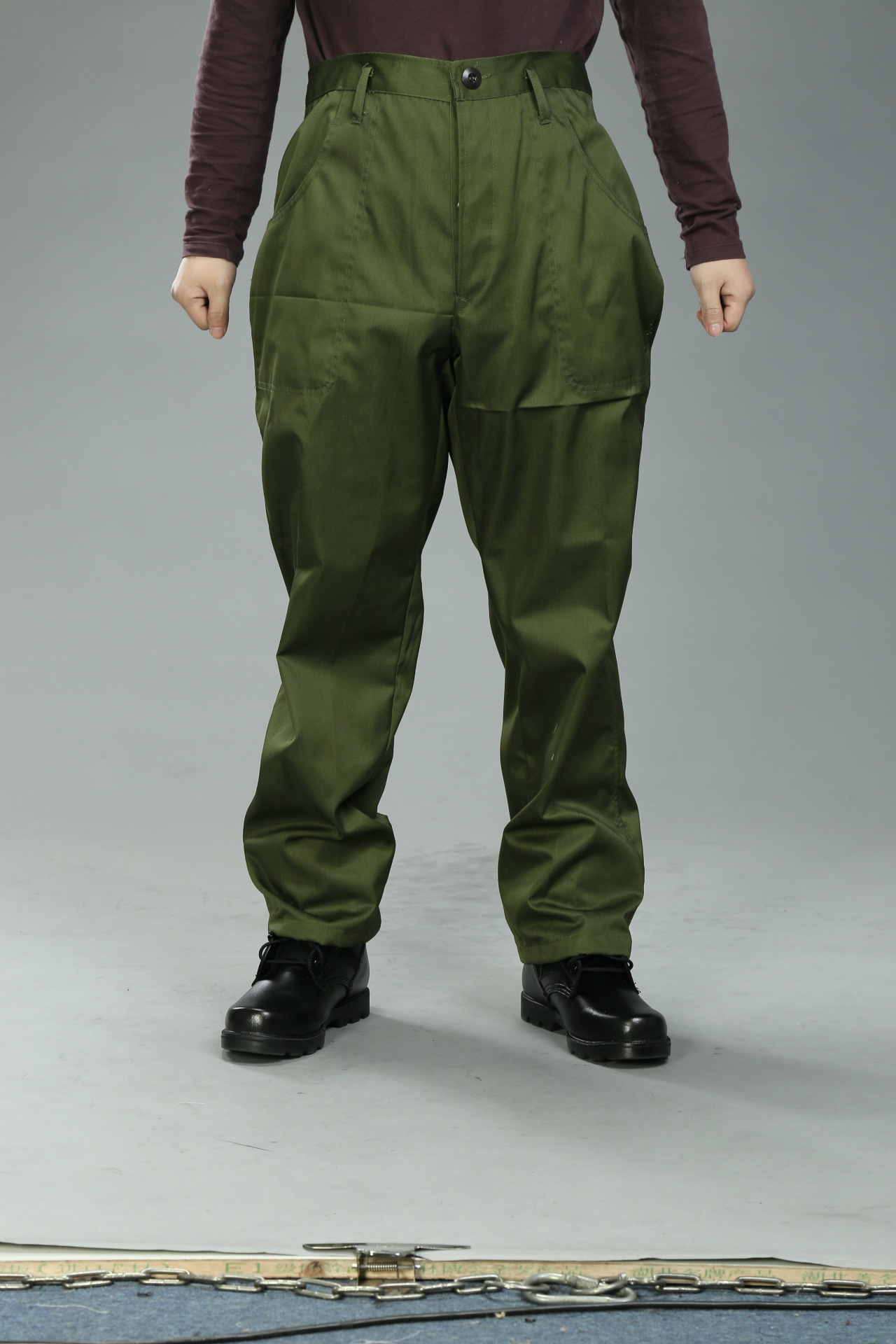 劳保裤男 工地穿耐磨裤子 中年人裤子 工作裤 劳保黄涤卡裤