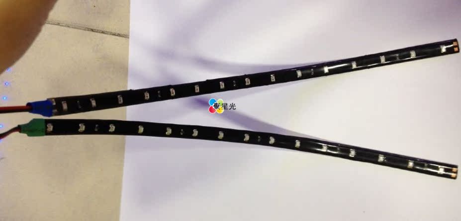 led貼片燈帶12v 90cm-15smd3528柔性軟燈條 汽車裝飾條-1210燈帶