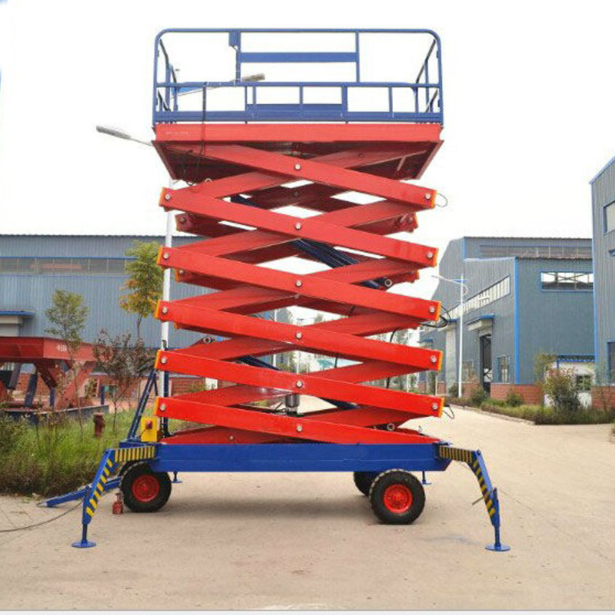 四轮移动式升降机 四轮移动式升降平台