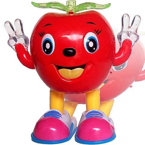 电动玩偶 音乐闪光会跳舞 摇摆跳舞的苹果_模型玩具_列表网b2b