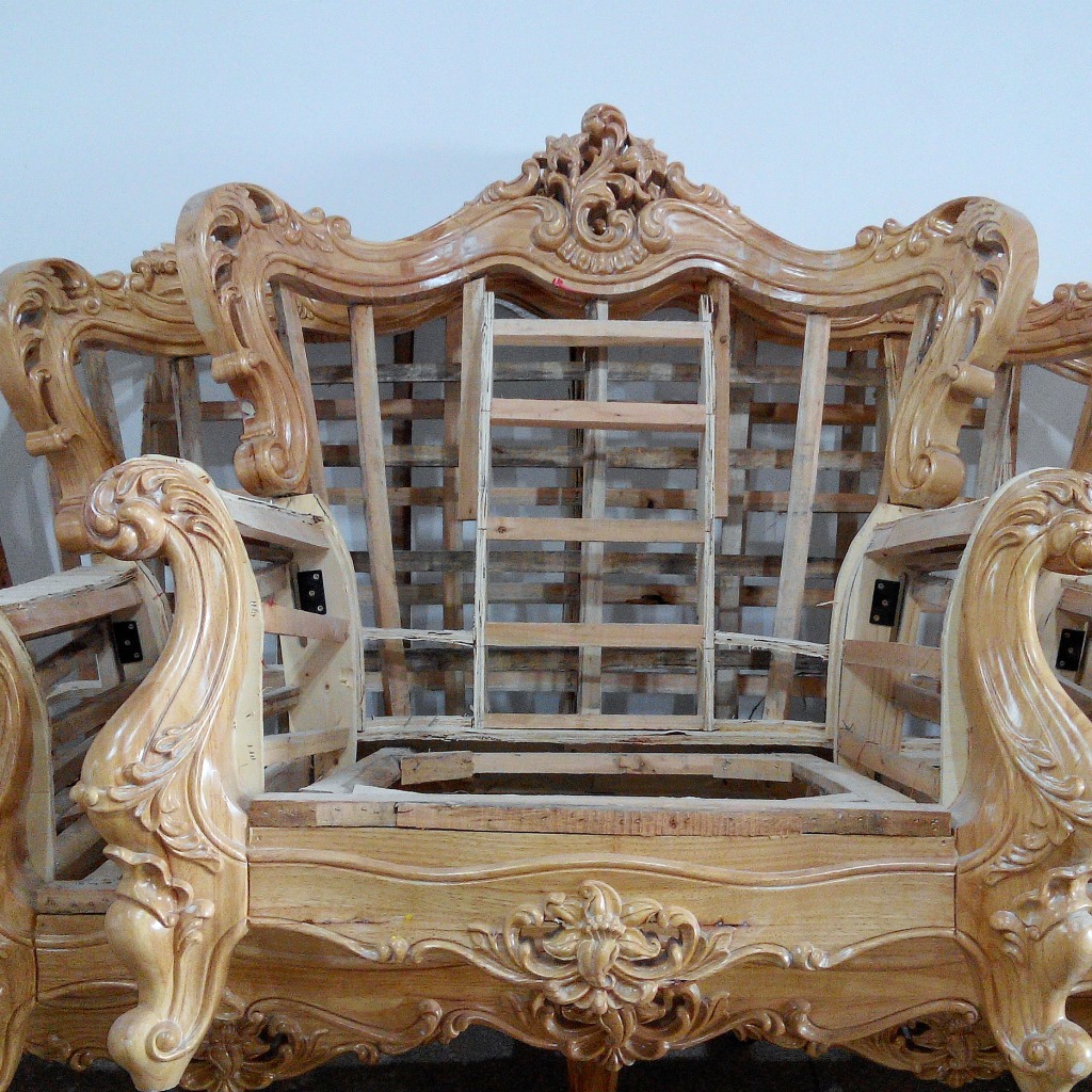 加工雕花实木架 欧式沙发木架 木材雕刻加工 厂家直销定制